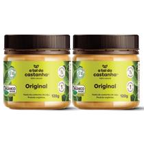 2x Pasta de Castanha Orgânica A Tal da Castanha Original 120g - 2x Pasta de Castanha Orgânica A Tal da Castanha Original 120g -