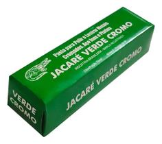 2X Pasta Jacaré Verde Cromo Polir Limpar Brilho Em Facas 400