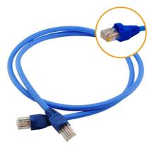 2X Patch Cord 1 Metro Cat6 Furukawa Rj45 ul Gigabit Cabo R 2X Patch Cord 1 Metro Cat6 Furukawa Rj45 ul Gigabit Cabo R