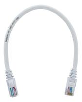 2X Patch Cord Cat6 Branco 30 Centímetros Furukawa Gigalan Re 2X Patch Cord Cat6 Branco 30 Centímetros Furukawa Gigalan Re