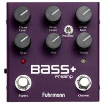 2X Pedal De Efeitos Análogo Bass+ Preamp Fuhrmann Cor Roxo