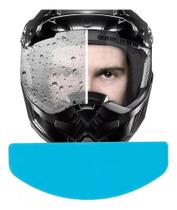 2X Película Viseira Anti Embaçante Para Capacete Tipo Pinloc