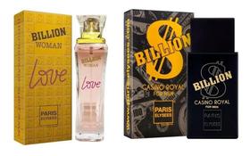 2X Perfume Billion Casino + Billion Woman Love - Paris Elyse