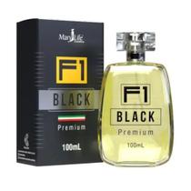 2x Perfume Colonia Masculina F1 Black 100ml - Mary Life