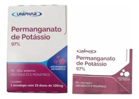 2X Permanganato De Potássio Em Pó 97% 10 Doses 100Mg 2X Permanganato De Potássio Em Pó 97% 10 Doses 100Mg