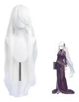 2X Peruca Anime Cosplay Branca 1 Metro + Wig Cap Tamanho Da 2X Peruca Anime Cosplay Branca 1 Metro + Wig Cap Tamanho Da