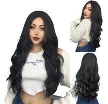 2X Peruca Lace Wig Organica Premium Levemente Ondulada 65