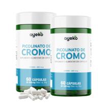 2X Picolinato de Cromo 250mcg Rendimento 120 dias Ayeko