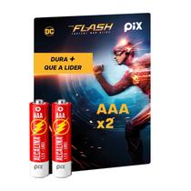 2x Pilha Ultra Alcalina Aaa Palito 3a Blister Com 2 Unidades