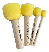 2X Pincel Batedor Espuma Keramik Kit Com 4 (Nº 1, 2, 3 E 4) 2X Pincel Batedor Espuma Keramik Kit Com 4 (Nº 1, 2, 3 E 4)