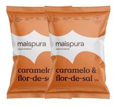 2x Pipoca Mais Pura Caramelo E Flor De Sal 100g