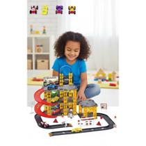 2x Pista Corrida Lava Rápido 5 Andares C/ 4 Carrinhos