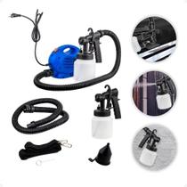 2X Pistola De Pintura Com Mini Compressor 650W 220V Portatil