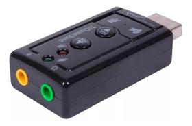 2X Placa De Som Usb 7.1 Adaptador Audio P2 P3 Pc Notebook Co 2X Placa De Som Usb 7.1 Adaptador Audio P2 P3 Pc Notebook Co