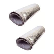 2x Placa Manta Termica Aluminio Capo Motor Antichama