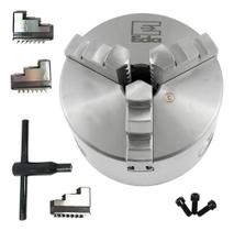 2X Placa Para Torno Com 3 Castanhas 160Mm Universal Eda