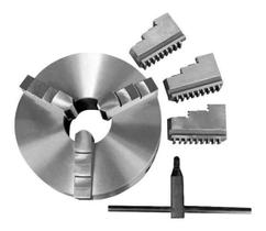 2X Placa Para Torno Com 3 Castanhas Universais K11 125Mm Roc