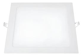2X Plafon Led Quadrado Embutir 17X17 Painel 12W 6500K Avant
