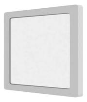 2X Plafon Painel Sobrepor Led 20X20 Branco Quente 18W