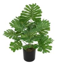 2X Planta Artificial Costela De Adão Toque Real Jardim Verti