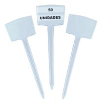 2X Plaquinha Placa De Identificação De Plantas E16 - 50 Un