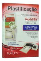 2X Plástico Para Plastificação Mares A4 220X307 0,07 100Un - Plástico P/ Plastificação