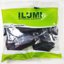 2X Plug Fêmea 2P+T 20A Preto Ilumi Serve Pino 10 E 20A 10 Pe 2X Plug Fêmea 2P+T 20A Preto Ilumi Serve Pino 10 E 20A 10 Pe