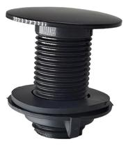 2X Plug Tapa Furo Pia Lavatório Bidê Preto Abs 1/2 Tampão