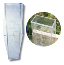 2X Pluviometro Chuva Medidor Pluviômétrico 130Mm Plástico Fo 2X Pluviometro Chuva Medidor Pluviômétrico 130Mm Plástico Fo