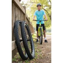 2x Pneu Aro 16x1.75 Infantil Cross Preto - Segurança e Avent 2x Pneu Aro 16x1.75 Infantil Cross Preto - Segurança e Avent