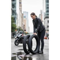 2x Pneu Moto 80/100-18 + 90/90-18 Uso Diário Sem Câmara