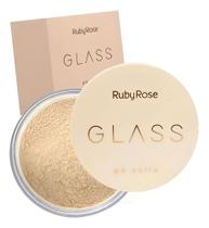 2X Pó Solto Cores Ruby Rose Linha Glass Textura Fina Aveluda