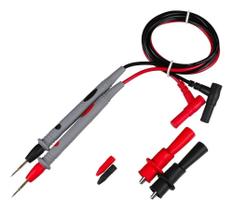 2X Ponta De Prova Para Multímetro Agulha Garra Jacaré Smd 10