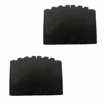 2x Ponteira Pé Borracha Sapata Para Escada De Aluminio 20x40 2x Ponteira Pé Borracha Sapata Para Escada De Aluminio 20x40