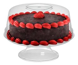 2X Porta Bolos Boleira Em Acrilico Com Pedestal Pequeno Ótim 2X Porta Bolos Boleira Em Acrilico Com Pedestal Pequeno Ótim