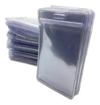 2X Porta Crachá Bolsa Plástica Pvc Transparente - 100 Unidad 2X Porta Crachá Bolsa Plástica Pvc Transparente - 100 Unidad