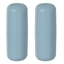 2X Porta Escova De Dente Banheiro Ou Bold ul Com Tampa