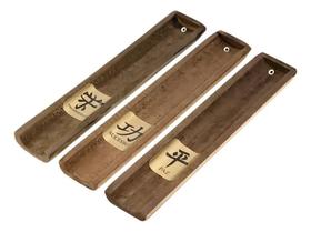 2X Porta-Incenso Retangular Magnificat Art Incensário Artesa 2X Porta-Incenso Retangular Magnificat Art Incensário Artesa