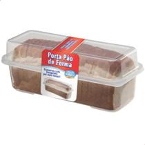 2X Porta Pão De Forma Com Tampa Pote Vasilha Recipiente Pães 2X Porta Pão De Forma Com Tampa Pote Vasilha Recipiente Pães