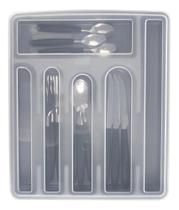 2X Porta Talher 6 Divisórias Rainha Com Tampa Organizador De 2X Porta Talher 6 Divisórias Rainha Com Tampa Organizador De