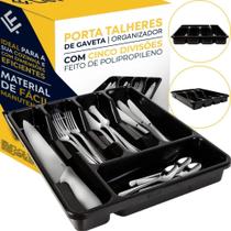 2X Porta Talheres De Gaveta Organizador Resistente Cozinha