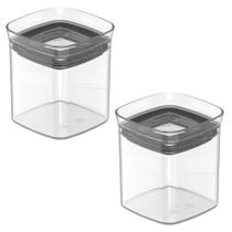 2x Porta Temperos Pote 150ml Organizador OU Block Hermético