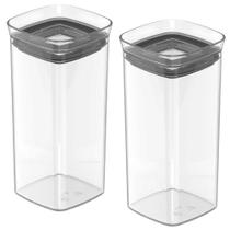 2x Porta Temperos Pote 340ml Organizador OU Block Hermético