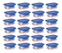 2X Pote Com Trava Micro E Freezer 250Ml Kit C/12U Reutilizáv
