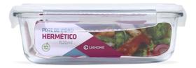 2X Pote De Vidro Hermético Marmita Tampa Silicone 1520Ml U4H 2X Pote De Vidro Hermético Marmita Tampa Silicone 1520Ml U4H