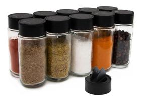 2X Pote Tempero Frasco Kit 10 Tampa Dosadora Dupla Mantiment 2X Pote Tempero Frasco Kit 10 Tampa Dosadora Dupla Mantiment