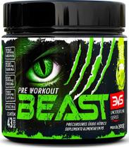 2X Pré-Treino Beast 300G Sabor: Maçã Verde - Ultra Concentra