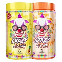 2x Pré Treino Crazy Clown 300g Demons Lab - ( 1 Laranja + 1 Abacaxi )