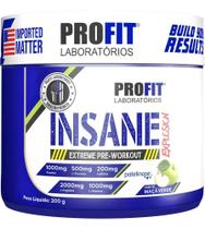 2X Pré Treino Insane Explosion 200G - Profit Sabor Maçã Verd