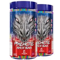 2x Pre Treino Psichotic Demon Black Fruit Punch 400g Demons